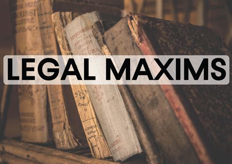 macim|list of legal maxims.